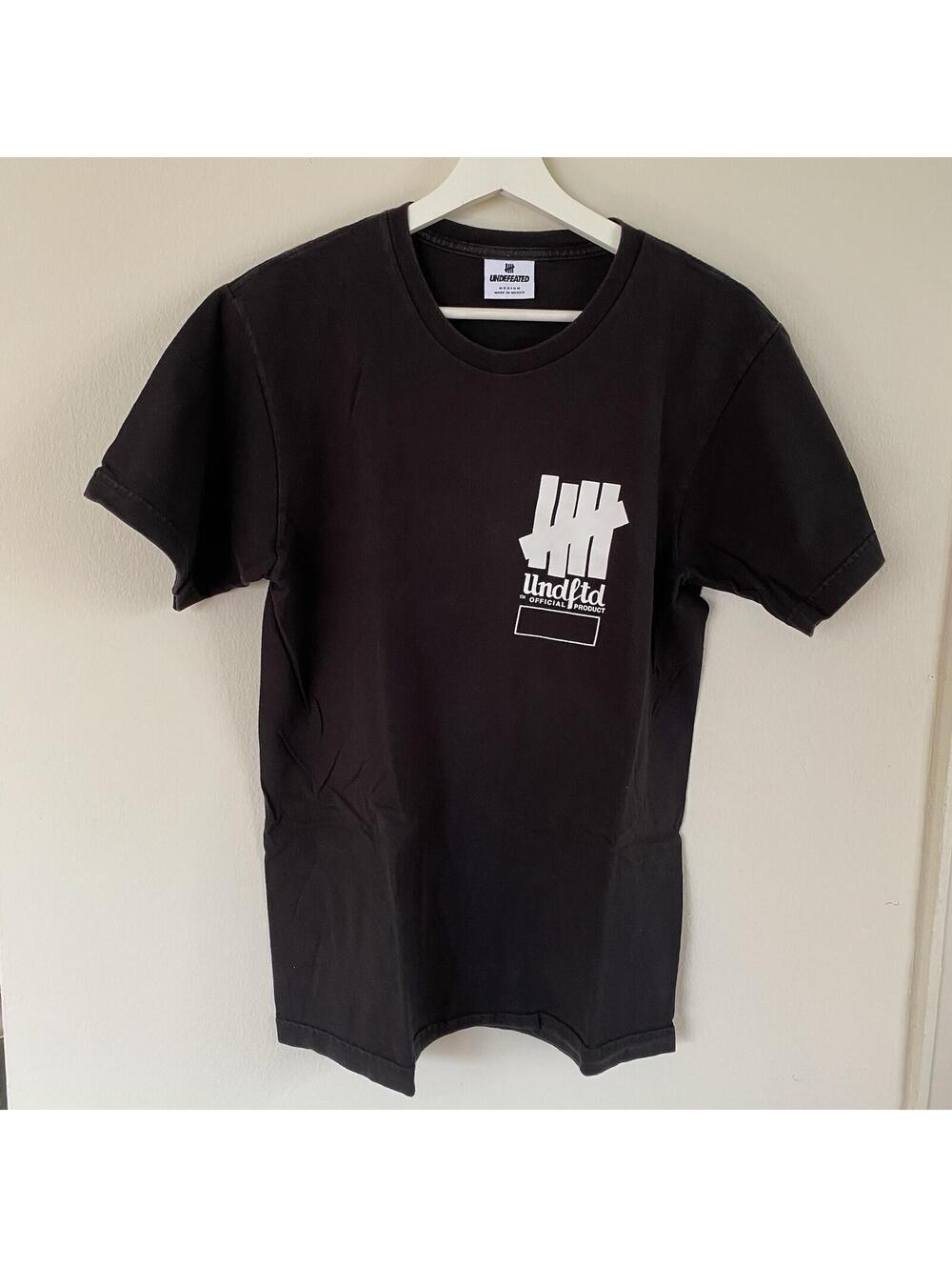 Undefeated 5 Strike T Shirt Mens Black Size M Streetwear